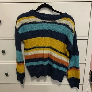 Striped Acrylic Sweater